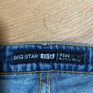 Big Star Alex skinny 28x 31” inseam